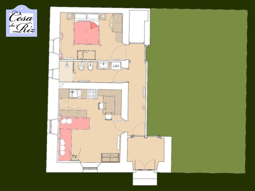 Cesa Da Riz Apartamento Colle Santa Lucia Exterior foto