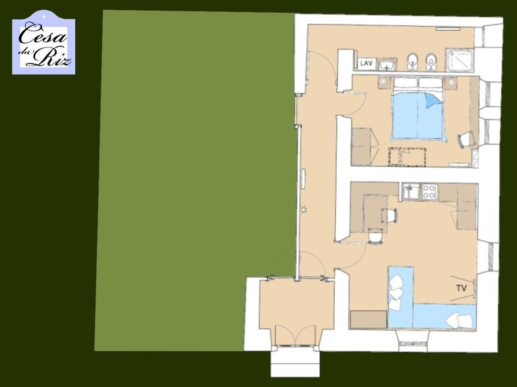 Cesa Da Riz Apartamento Colle Santa Lucia Exterior foto